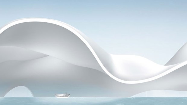 A previous cloud-like piece called House of Peace,  by Junya Ishigami and Svendborg Architects.  