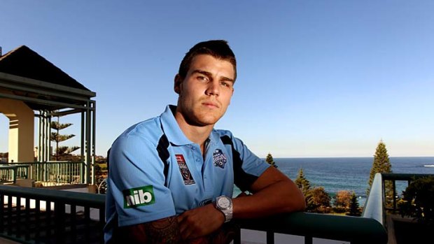 Number one ... Canberra Raiders star Josh Dugan intends to make the most of his selection in the NSW Origin squad for next week's opener over the more-fancied Jarryd Hayne.