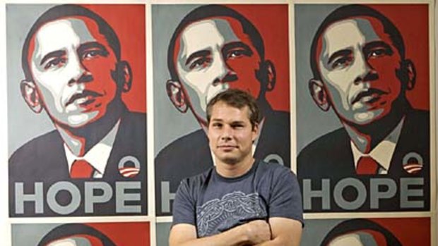 Picture this ... Shepard Fairey is being sued for using an AP photo in this poster.