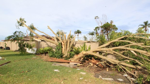 Storm damage at Kurnell.