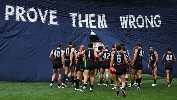 Carlton's critics were vindicated by their listless performance against Melbourne.
