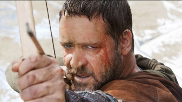 Offended... critics say Crowe did not pull off Robin Hood's English accent.