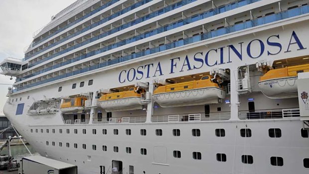 The euro 510-million ($670-million) Costa Fascinosa cruise ship.