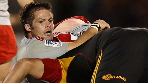 Richie McCaw will make his first appearance in the Crusaders starting side this season.