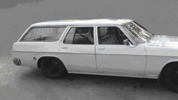 Early 1970s Holden similar to that seen in Bung Siriboon sighting. Photo: Victoria Police 