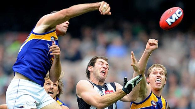 Magpie Travis Cloke will be the focus of Eagle defensive planning.