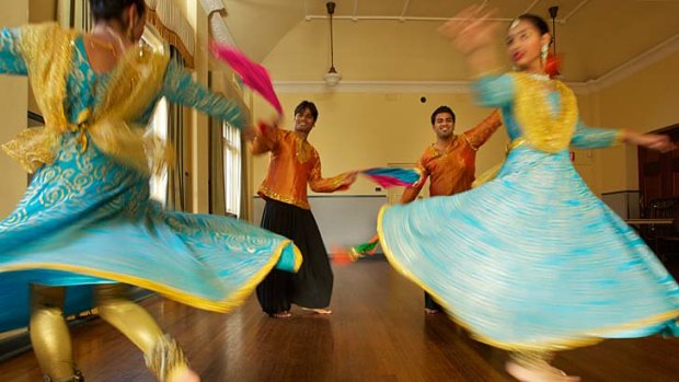 Stepping up ... dancers of Ruchi Sanghi Dance Company and Natraj Dance Studio who will perform as part of the Parramasala festival.