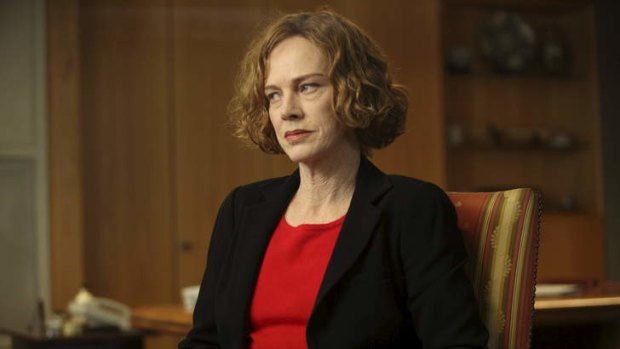 Out for the count: Judy Davis, in the British political drama <i>Page Eight</i>, has withdrawn from <i>24</i>.