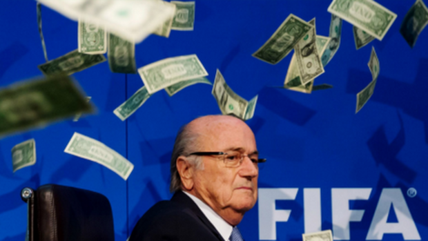 Disgraced ... Once seen as one of the world's leading statesmen, former FIFA president Sepp Blatter has been banned from football.