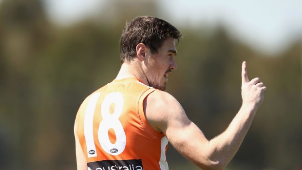 All for one: Giants full forward Jeremy Cameron says the team's forward line is operating very well together.