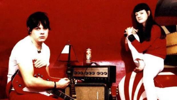 Jack White with Meg White in the early days of the White Stripes, who broke up last year after 13 years and six albums.