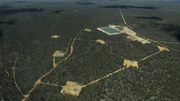 The Bibblewindi ponds in the Pilliga State Forest.
