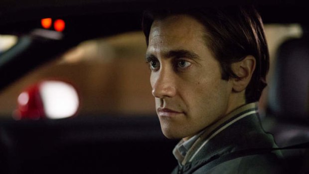 Bout with change: Jake Gyllenhaal as Lou Bloom in <i>Nightcrawler</i>.