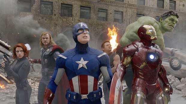 Top movie in Australian cinemas last year ... <i>The Avengers</i>.