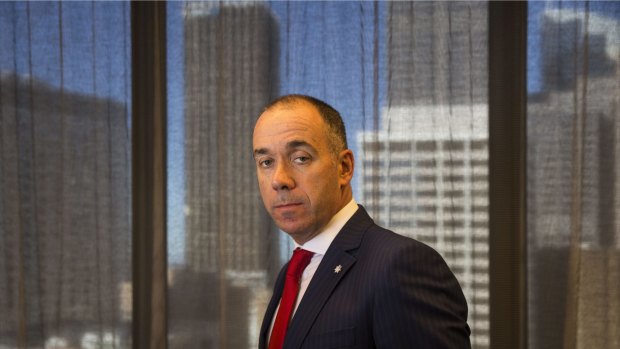 NAB chief executive Andrew Thorburn has been grilled over bad debts.