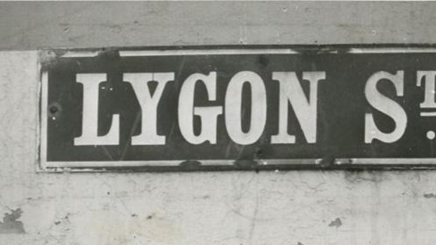 Lygon Street sign