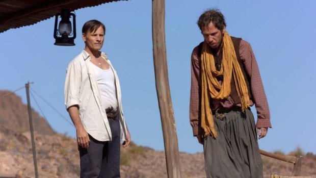 Viggo Mortensen, left, as Daru and Reda Kateb as Mohamed, who travel together in <i>Far from Men</i>.