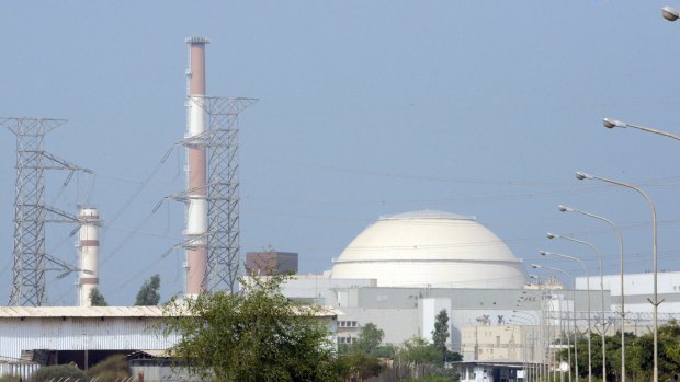 The Bushehr nuclear power plant in Iran. 