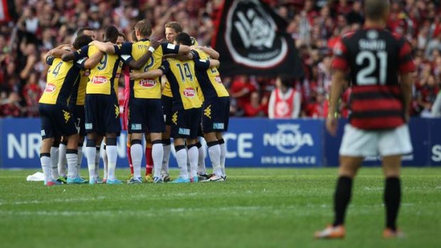 Shot at redemption: The Wanderers will travel to Gosford to open their A-League season in a grand-final rematch.