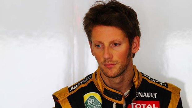Caused another crash ...  Romain Grosjean.