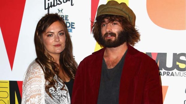 Underwhelming ... Angus Stone and Julia Stone at the 2011 APRA Music Awards.