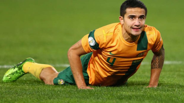 Grounded: Tim Cahill missed training under new coach Ange Postecoglou as his flight from the US was cancelled.