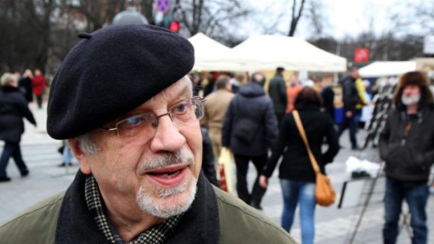 Concern: Lithuanian Rimantas Gucas says  Russian President Vladimir Putin is a "madman" who "won't stop until he's stopped by force," Gucas, 72, grew up under Soviet occupation.