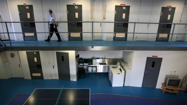 Inside Barwon Prison. The expansion announced on Thursday would roughly double the size of the facility.