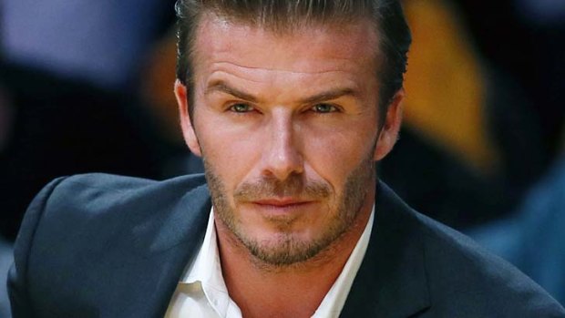 Leaving LA ... David Beckham.