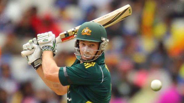 Shaun Marsh will take the place of Mike Hussey in Australia's T20 side.