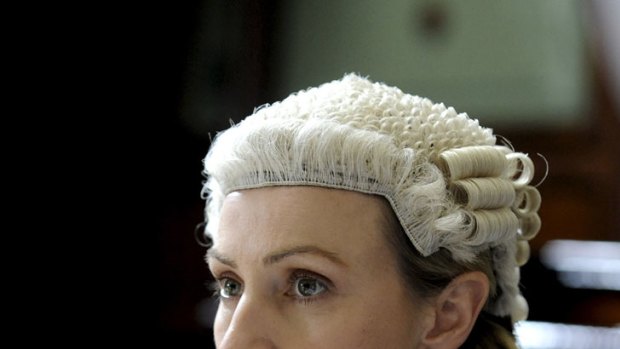 Lisa McCune plays Crown prosecutor Margaret Cunneen in Blood Brothers.