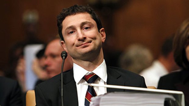 'Unfounded attacks' ... Goldman Sach's Fabrice 'Fabulous Fab' Tourre faces a grilling in Congress.