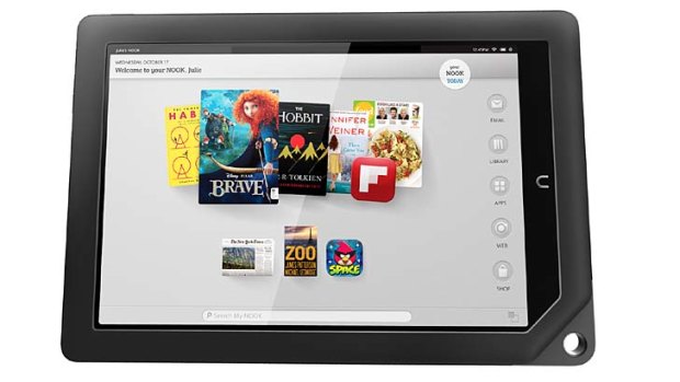 HD screen and lighter body ... the Nook HD.