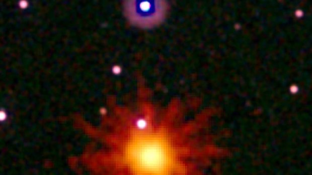 Puzzling ... this cosmic burst has baffled scientists at NASA.