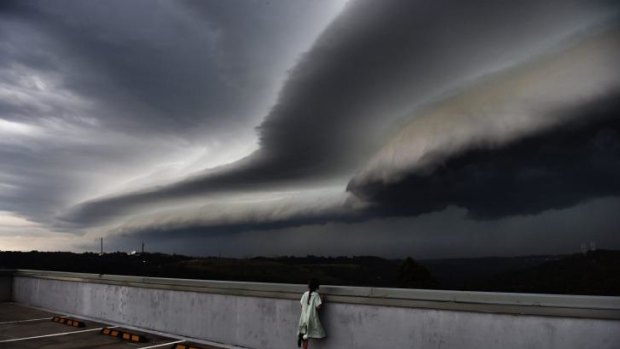 'Stormageddon' approaches Sydney.