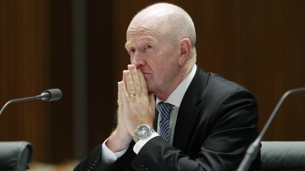 Reserve Bank Governor Glenn Stevens appearing before the House Economics Committee