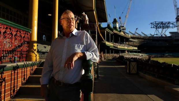 Big numbers: Ross Dundas is retiring after a 30-year career working at the SCG and the football stadium.