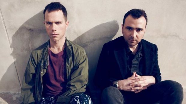 Having known each other since they were students, Julian Hamilton (left) and Kim Moyes of the Presets continue to develop their music.