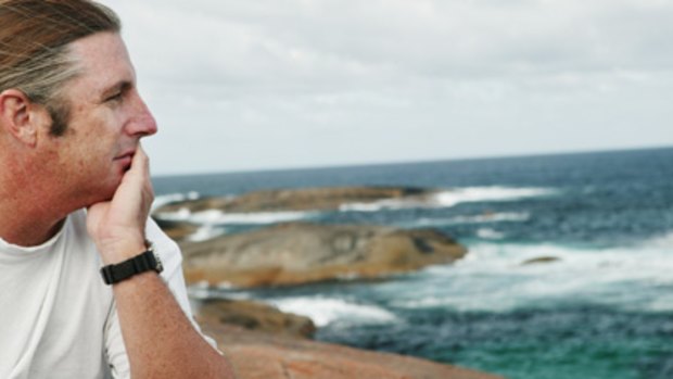 Perth Based Author Tim Winton in Denmark, South West WA.