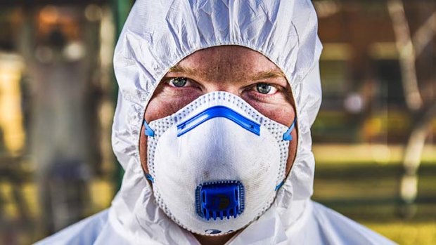 Precautionary measures ... Endeavour Energy has advised customers and electricians to wear safety masks when "opening or working on" older fibro meter boards.