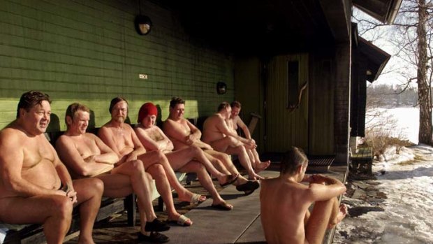 ''Almost sacred'' &#8230; the male-only branch of the Finnish Sauna Society in Helsinki.