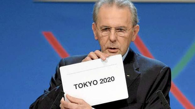 And the winner is ... Tokyo. Jacques Rogge, President of the IOC,  announces the host of the 2020 Olympics.
