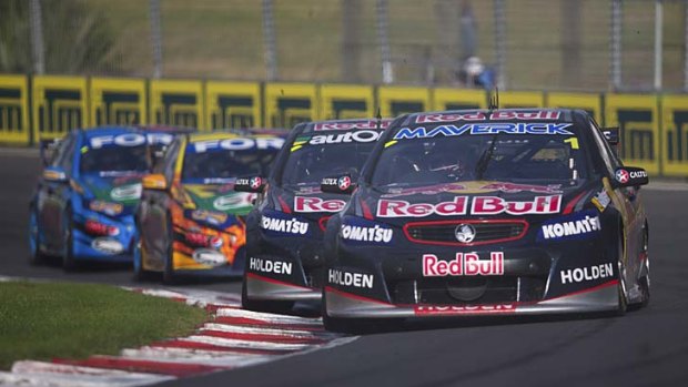 Breakthrough: Jamie Whincup at the Auckland 400.