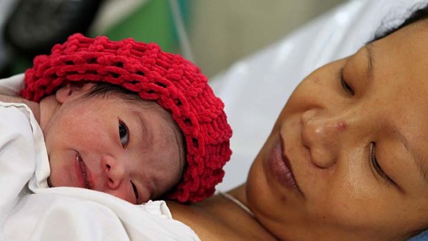 Welcome to the world ... Danica Camacho, the Philippines' symbolic seven billionth baby.