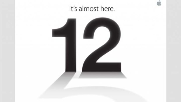 The invite sent out by Apple today.