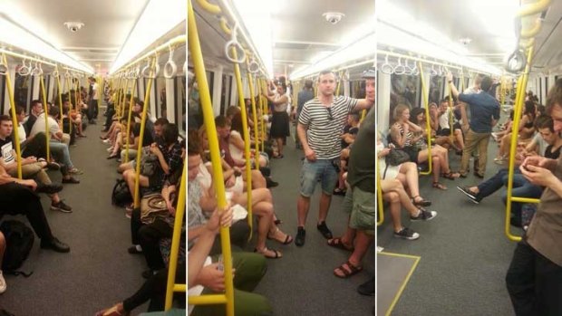 Perth's late night weekend train has been cancelled due to 'low patronage'. These shots were taken on Saturday night's train. 
