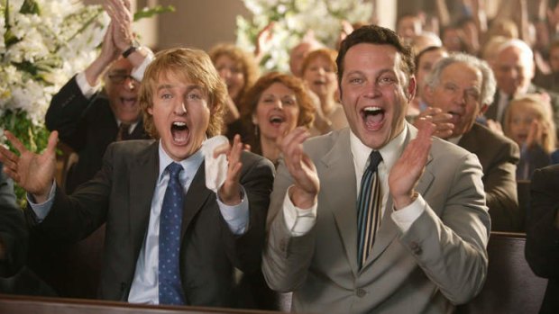 Don't try this at home ... a craze of putting eye-drops in drinks was sparked by Owen Wilson and Vince Vaughn in <i>The Wedding Crashers</i>.
