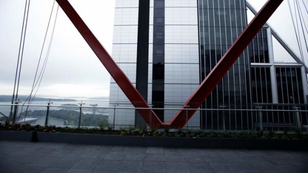 Gloomy: The ground floor of 8 Chifley in Sydney's CBD.