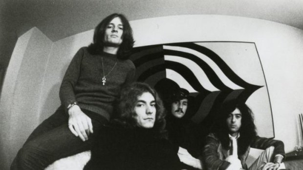 The old days: Led Zeppelin 1969.