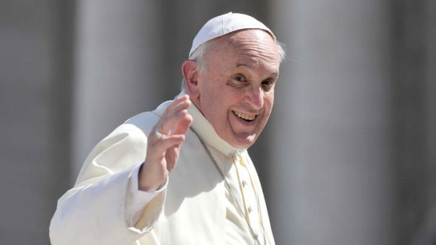 Challenging the church: putting the emphasis on being more accepting of people, Pope Francis says "this church with which we should be thinking is the home of all".